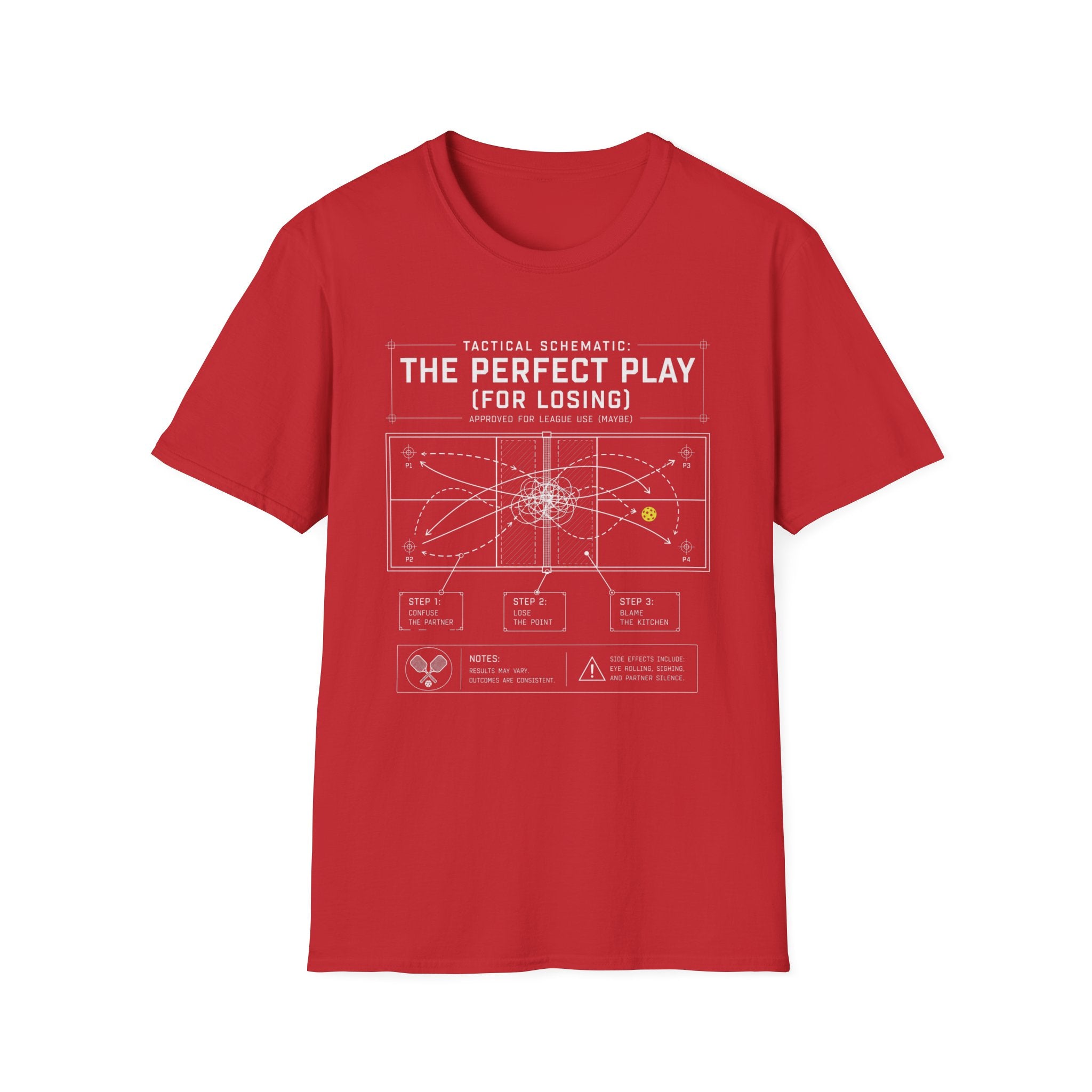 'The Perfect Play (For Losing)' Tactical Pickleball Shirt