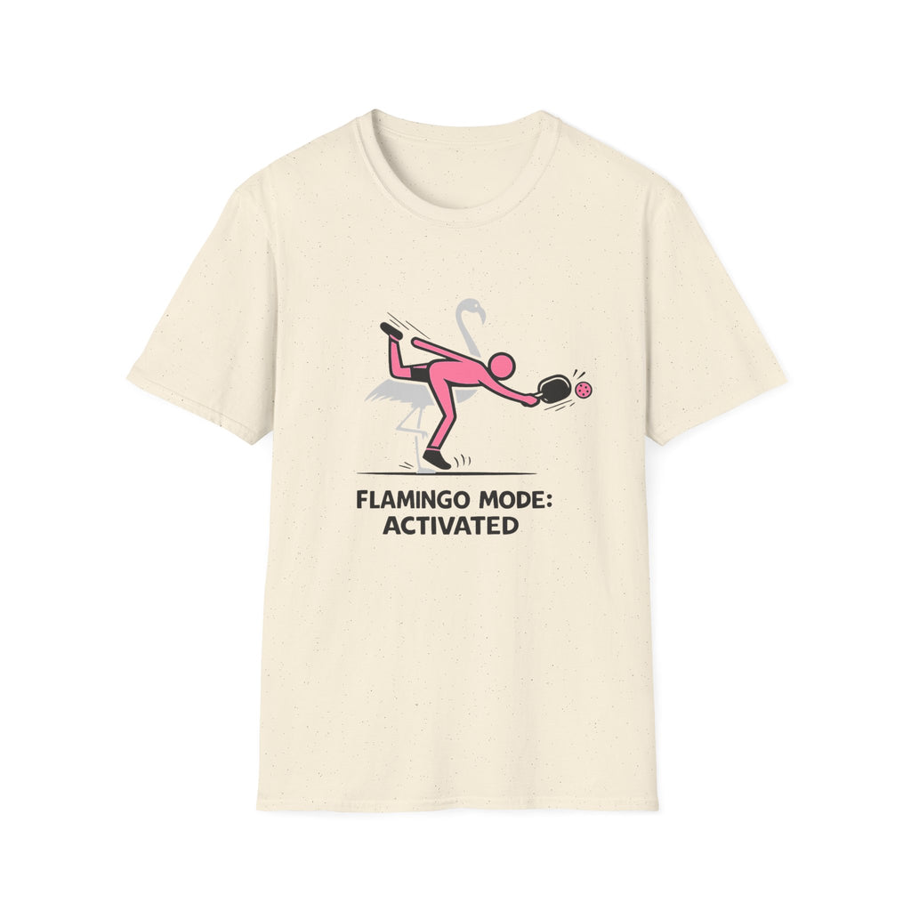 "Flamingo Mode: Activated" Pickleball Graphic Tee