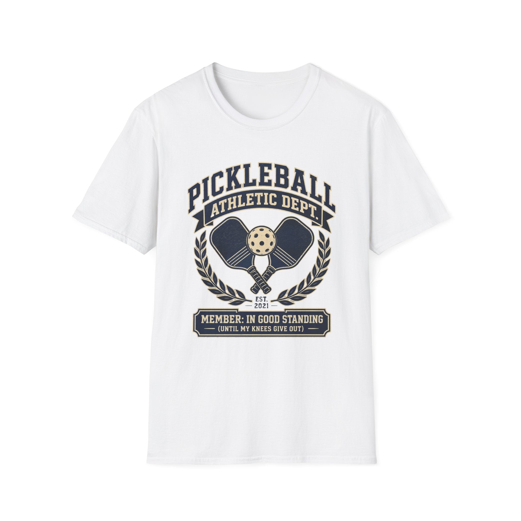 Pickleball Athletic Dept. T-Shirt — "Member: In Good Standing"