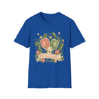 Pickleball Floral Paddle T-Shirt — Retro Garden Pickleball Design