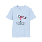 "Flamingo Mode: Activated" Pickleball Graphic Tee