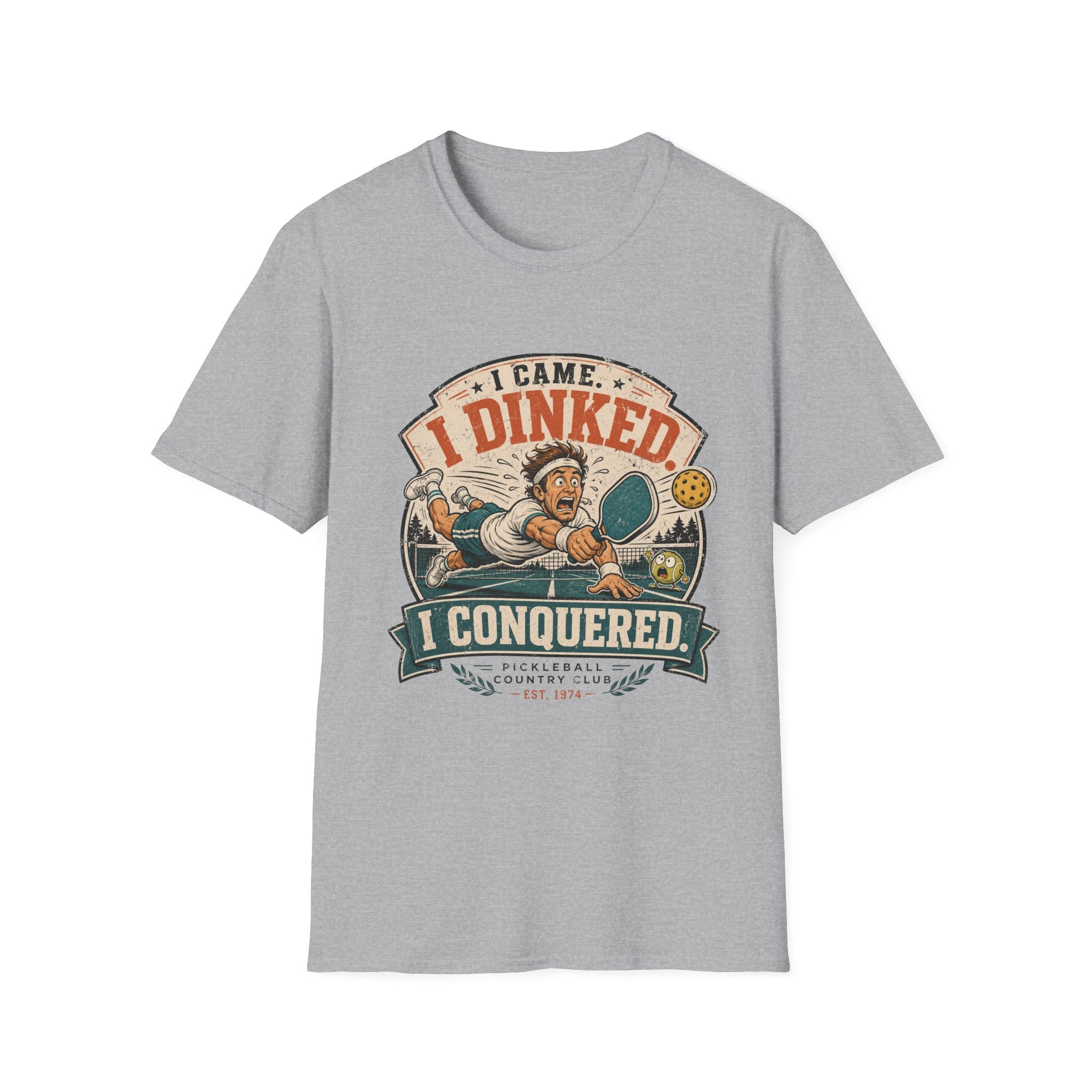 I Came, I Dinked, I Conquered Pickleball T-Shirt