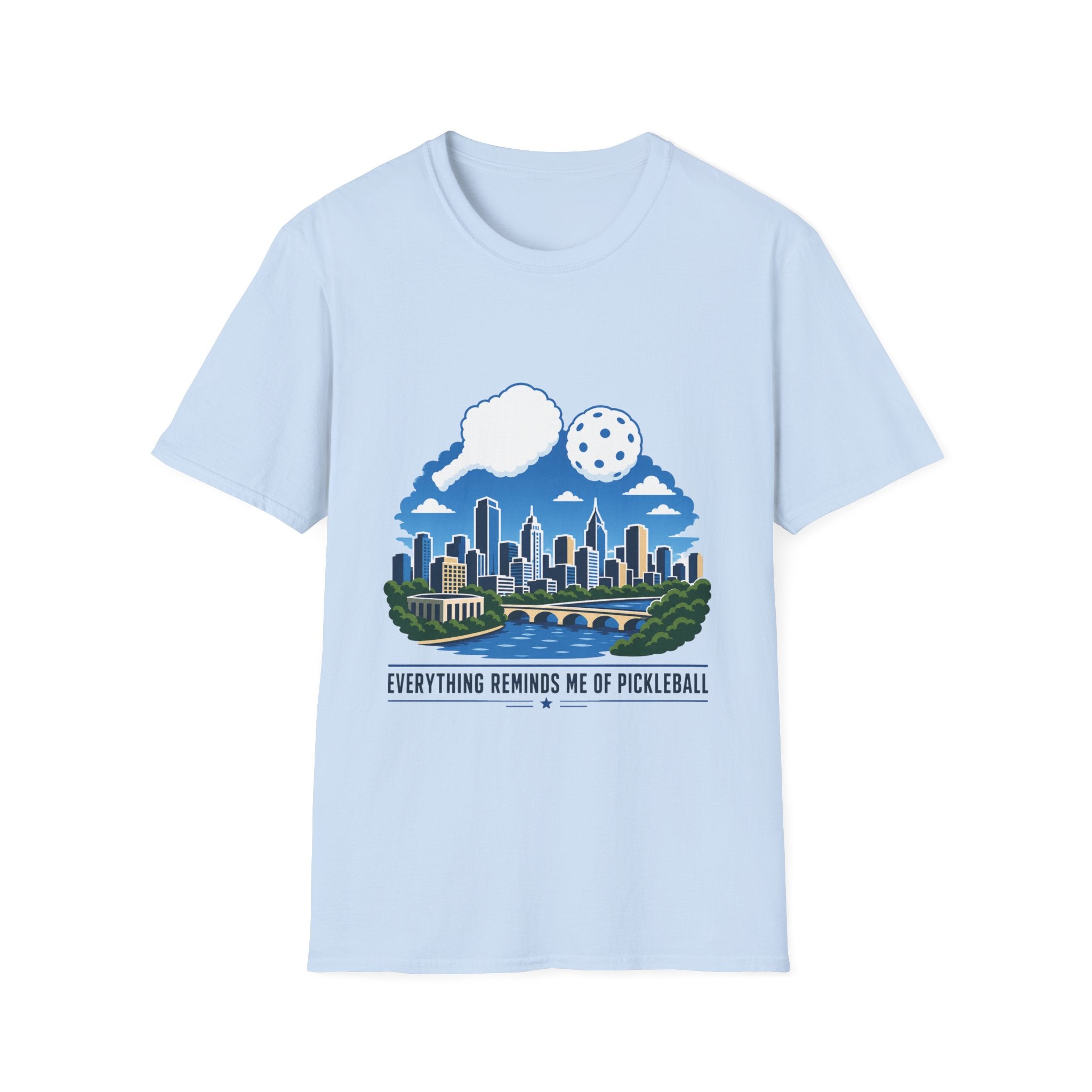 Pickleball City Skyline — "Everything Reminds Me of Pickleball"