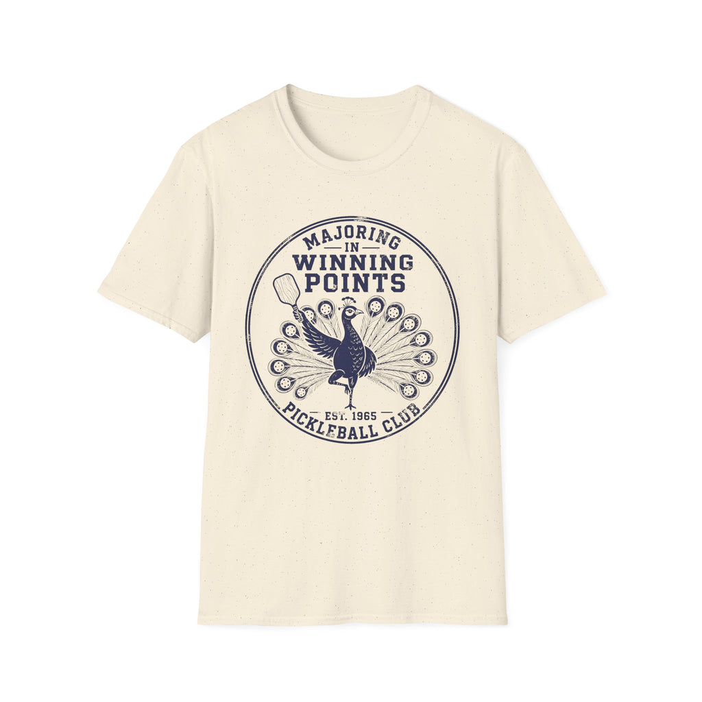 Majoring in Winning Points Pickleball Club T-Shirt