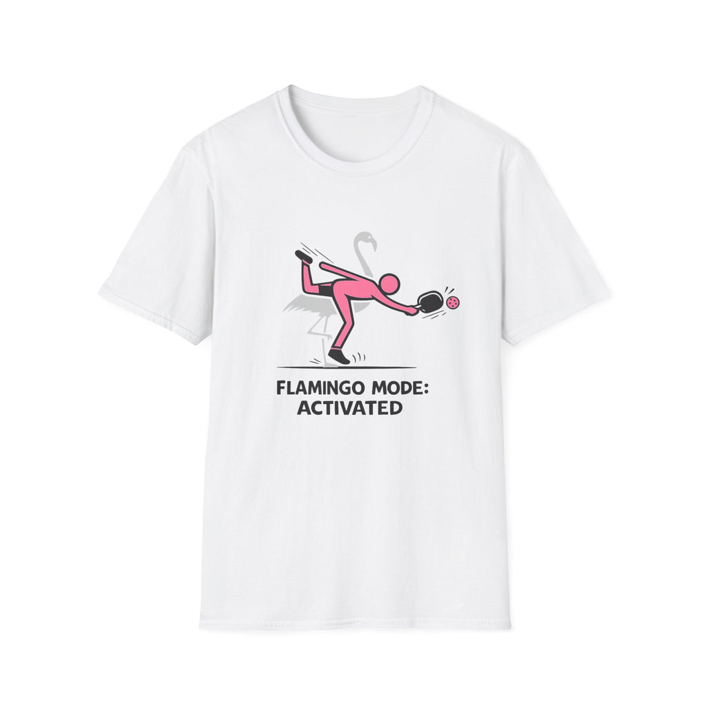 "Flamingo Mode: Activated" Pickleball Graphic Tee