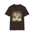 Pickleball Floral Paddle T-Shirt — Retro Garden Pickleball Design