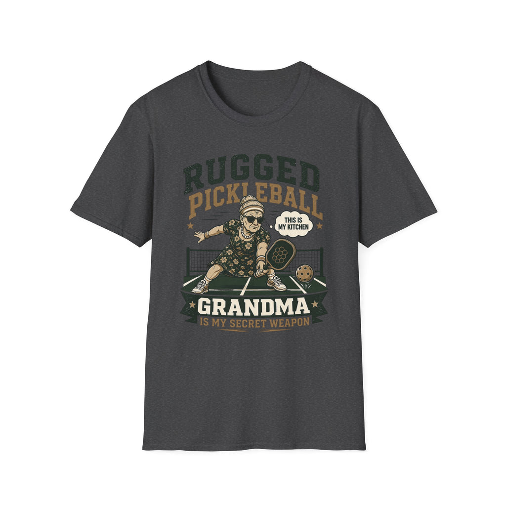 “Grandma Is My Secret Weapon” - Rugged Pickleball Grandma T-Shirt