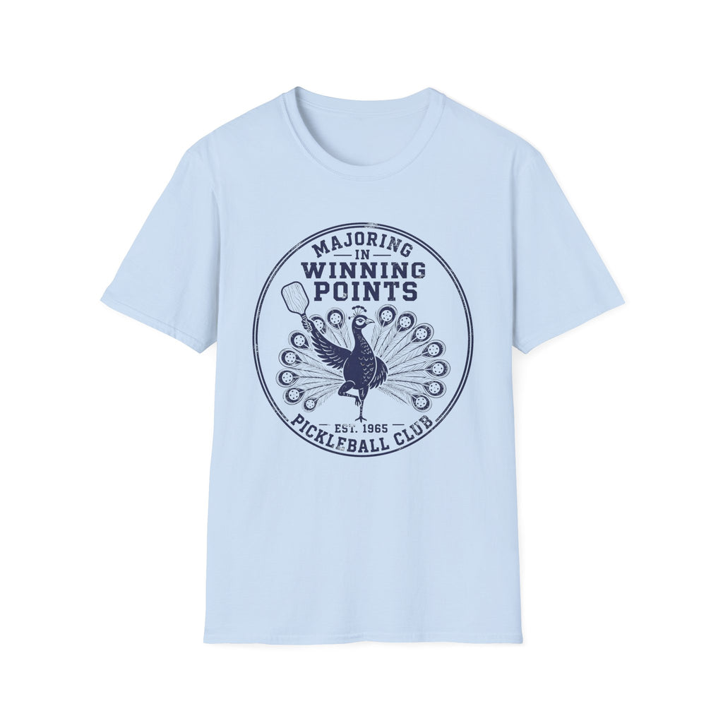 Majoring in Winning Points Pickleball Club T-Shirt