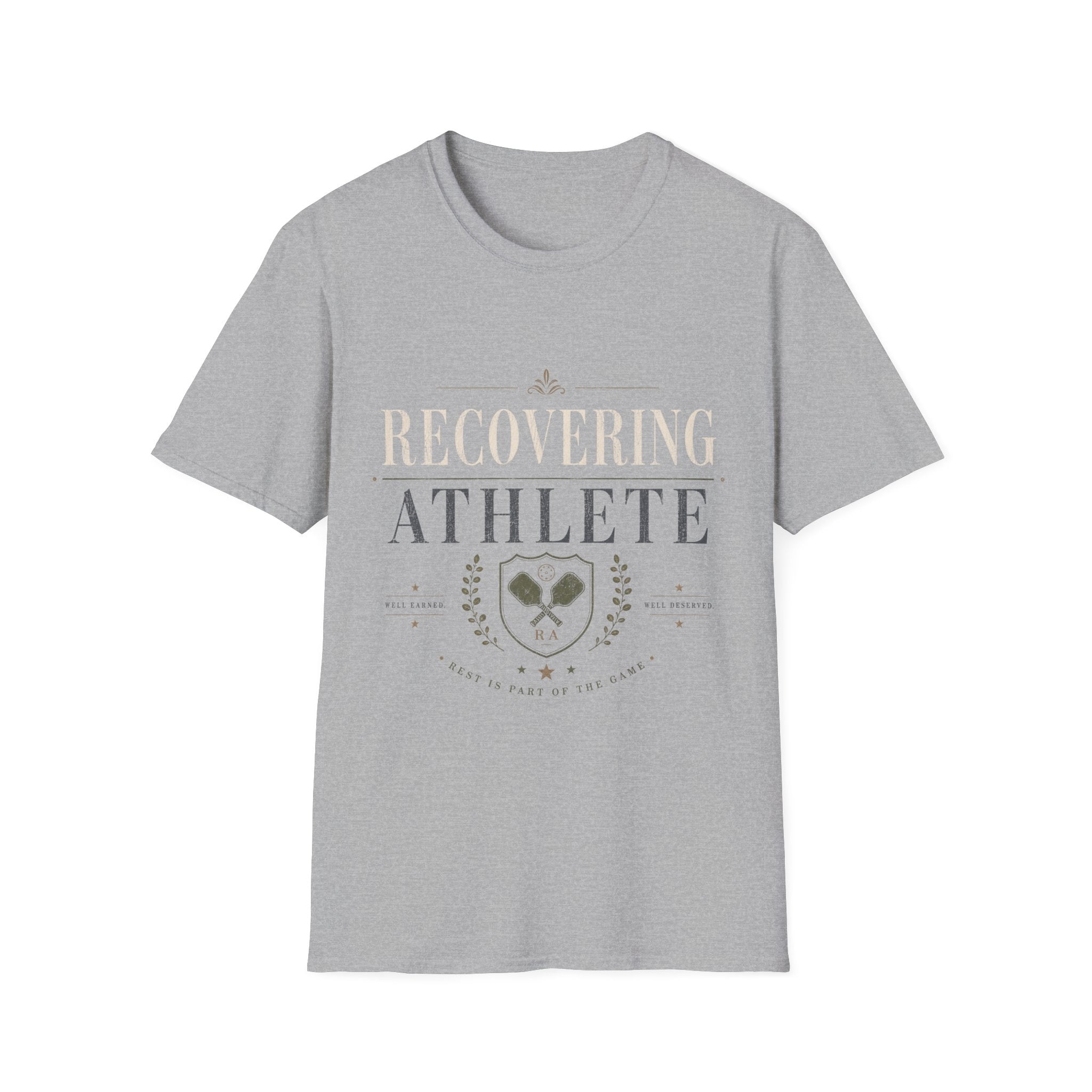Recovering Athlete T-Shirt – Inspirational Fitness Recovery Tee