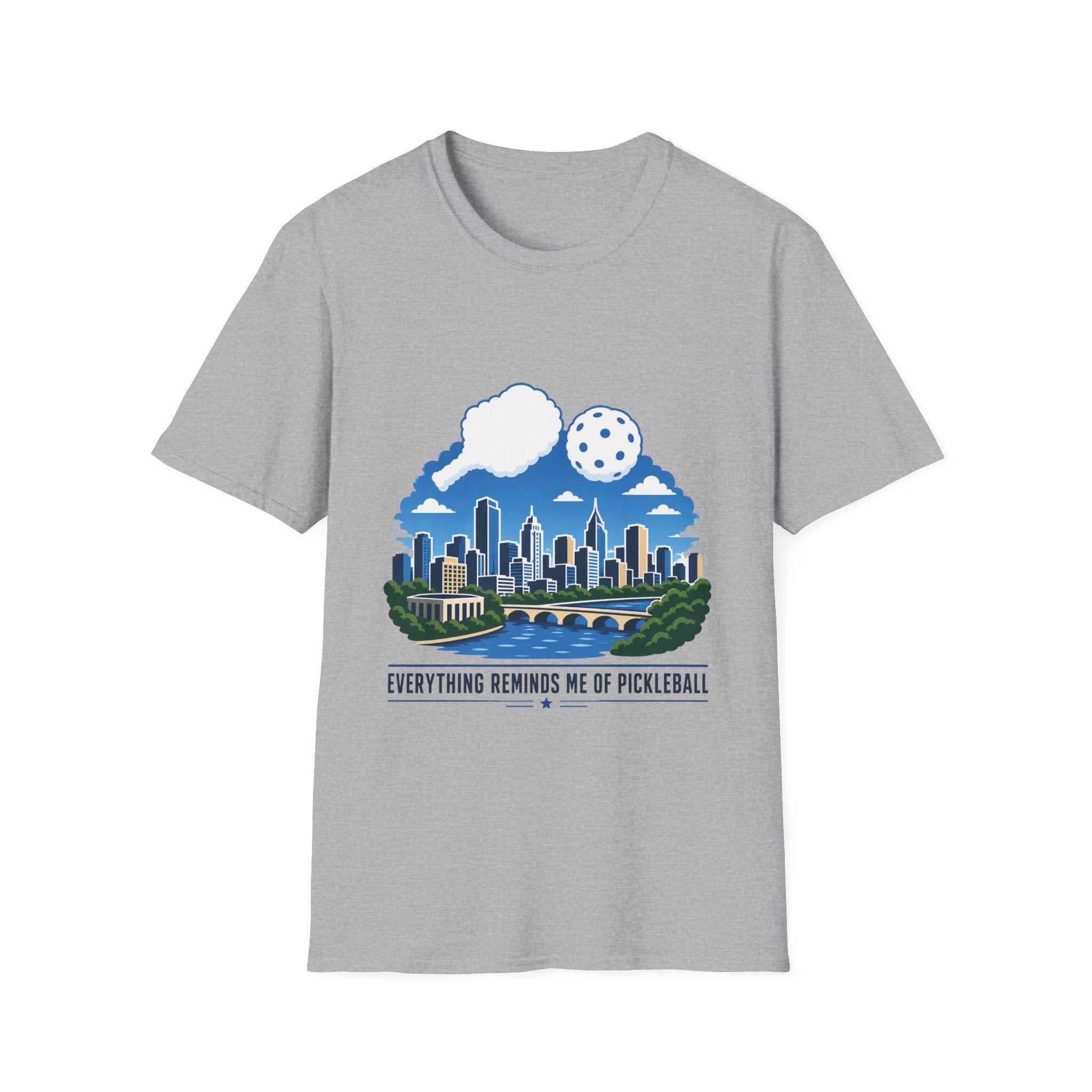 Pickleball City Skyline — "Everything Reminds Me of Pickleball"