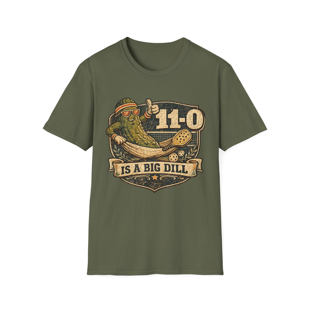 11-0 Is a Big Dill – Funny Pickle Sports Fan Tee