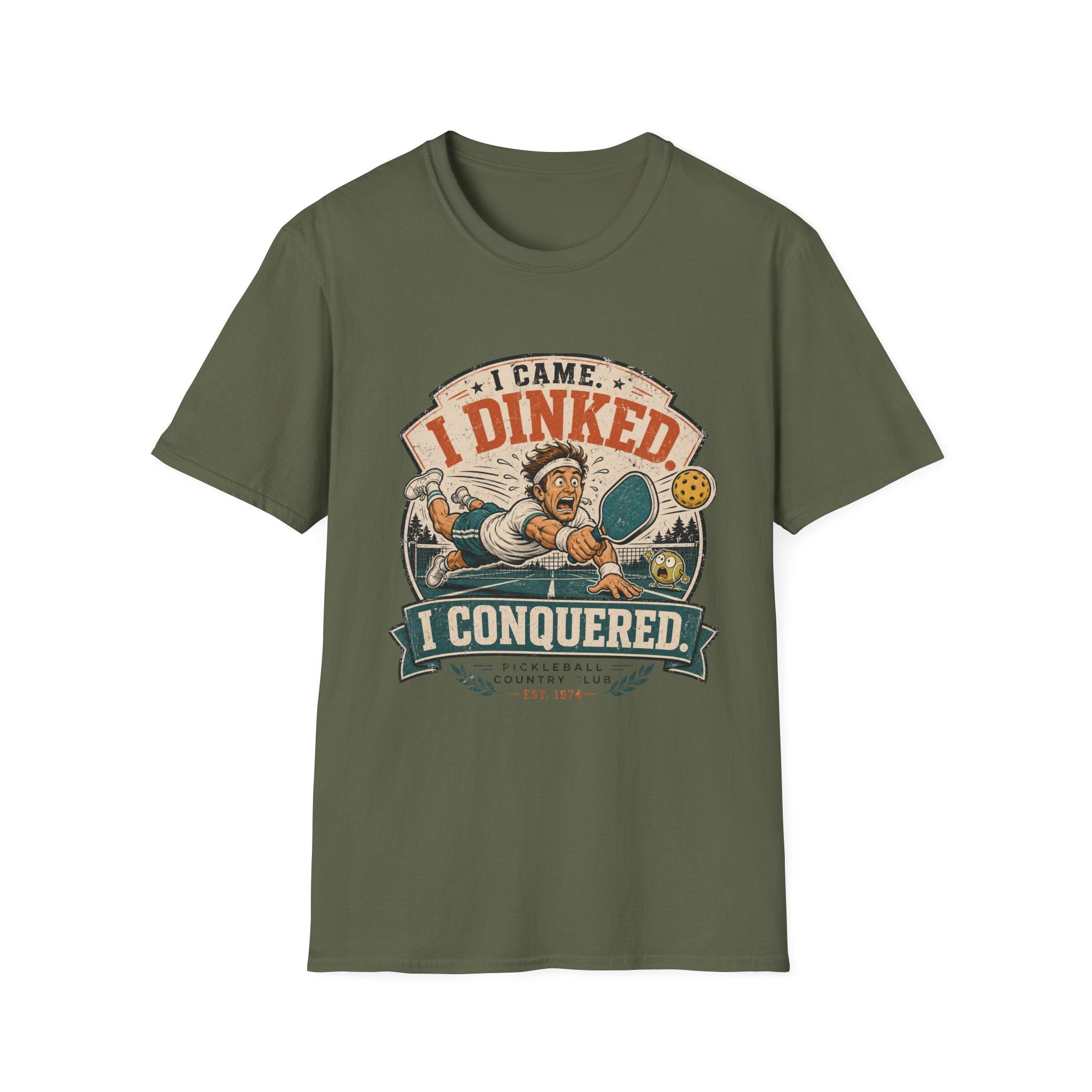 I Came, I Dinked, I Conquered Pickleball T-Shirt