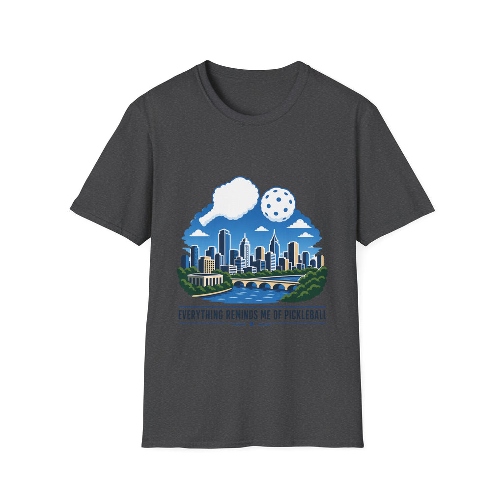 Pickleball City Skyline — "Everything Reminds Me of Pickleball"