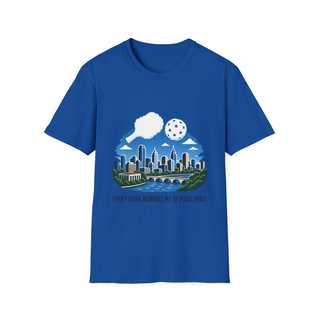Pickleball City Skyline — "Everything Reminds Me of Pickleball"