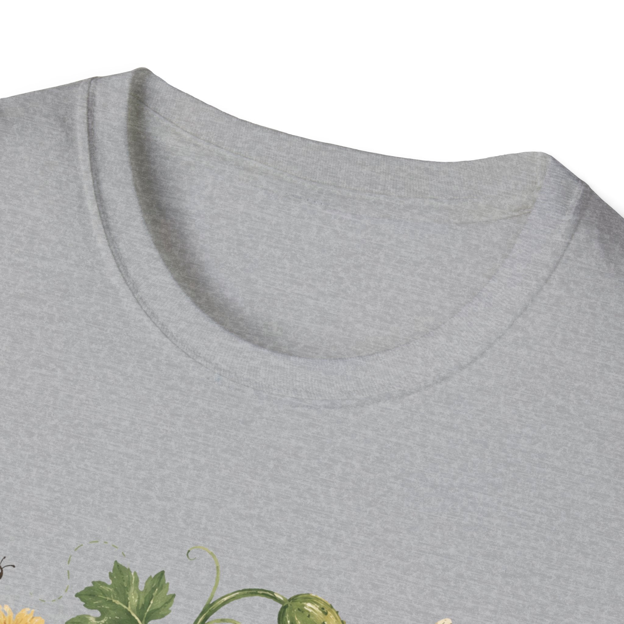 Pickleball Floral Paddle T-Shirt — Retro Garden Pickleball Design
