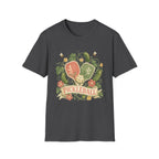 Pickleball Floral Paddle T-Shirt — Retro Garden Pickleball Design