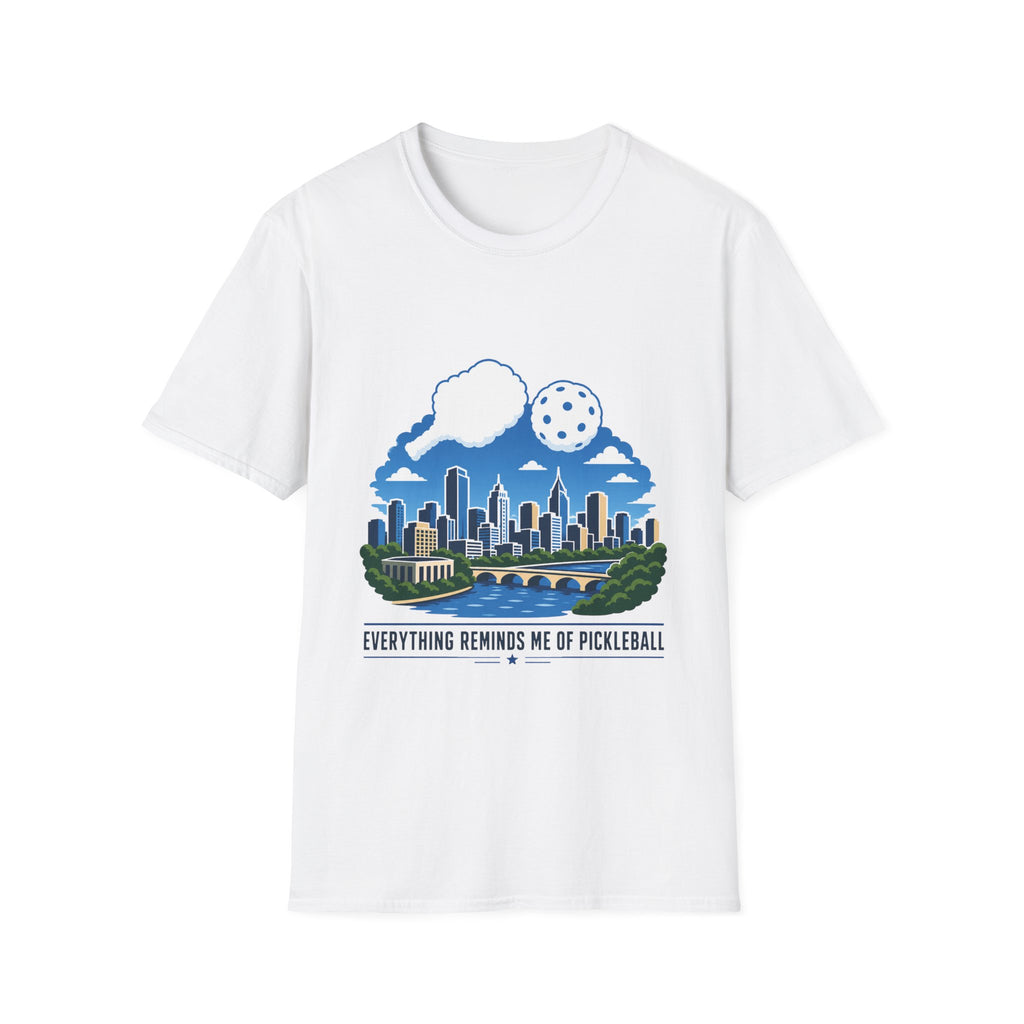 Pickleball City Skyline — "Everything Reminds Me of Pickleball"