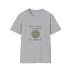 Pickleball T-Shirt — "Sorry For What I Said When You Lobbed Me" Funny Pickleball Tee