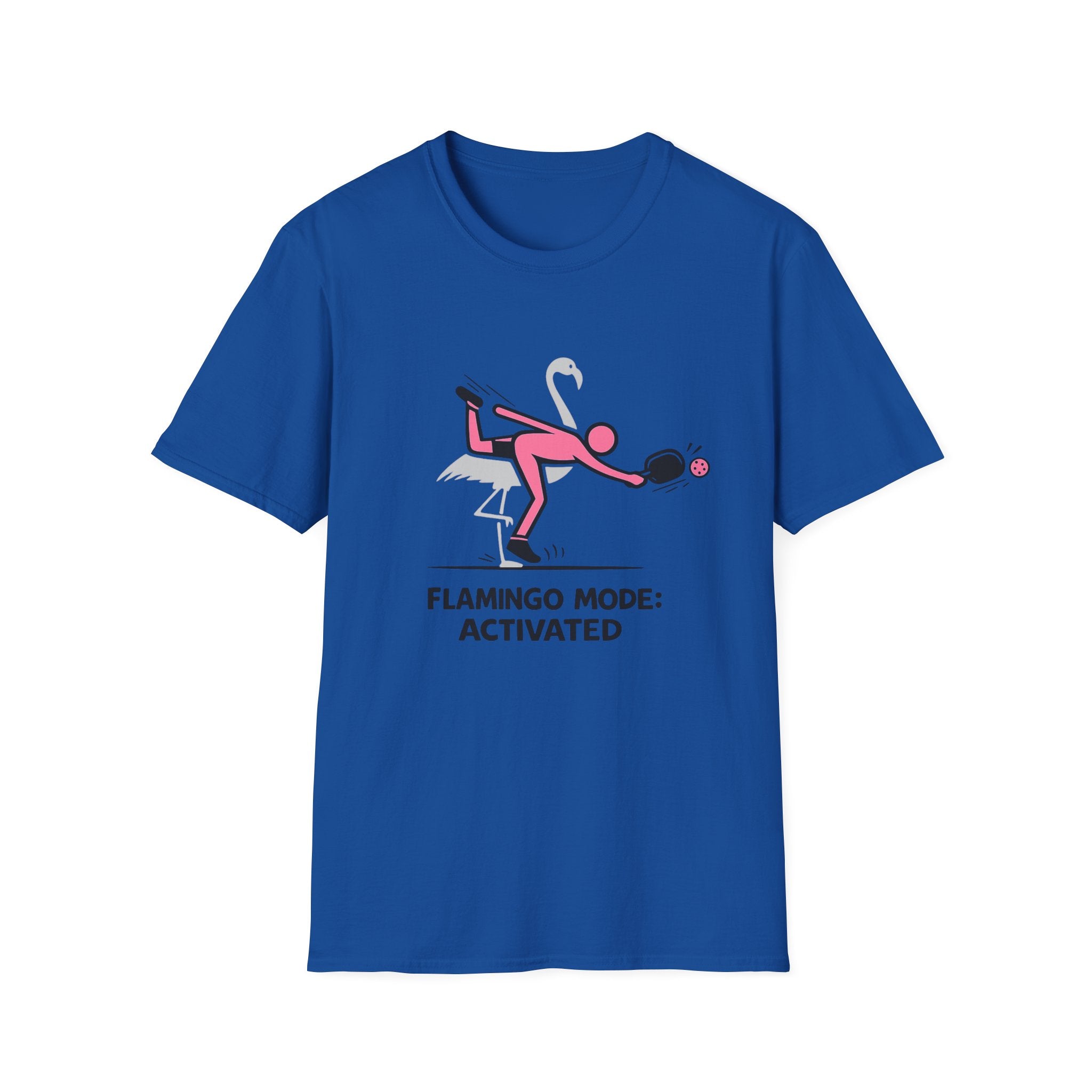 "Flamingo Mode: Activated" Pickleball Graphic Tee
