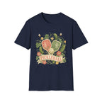 Pickleball Floral Paddle T-Shirt — Retro Garden Pickleball Design